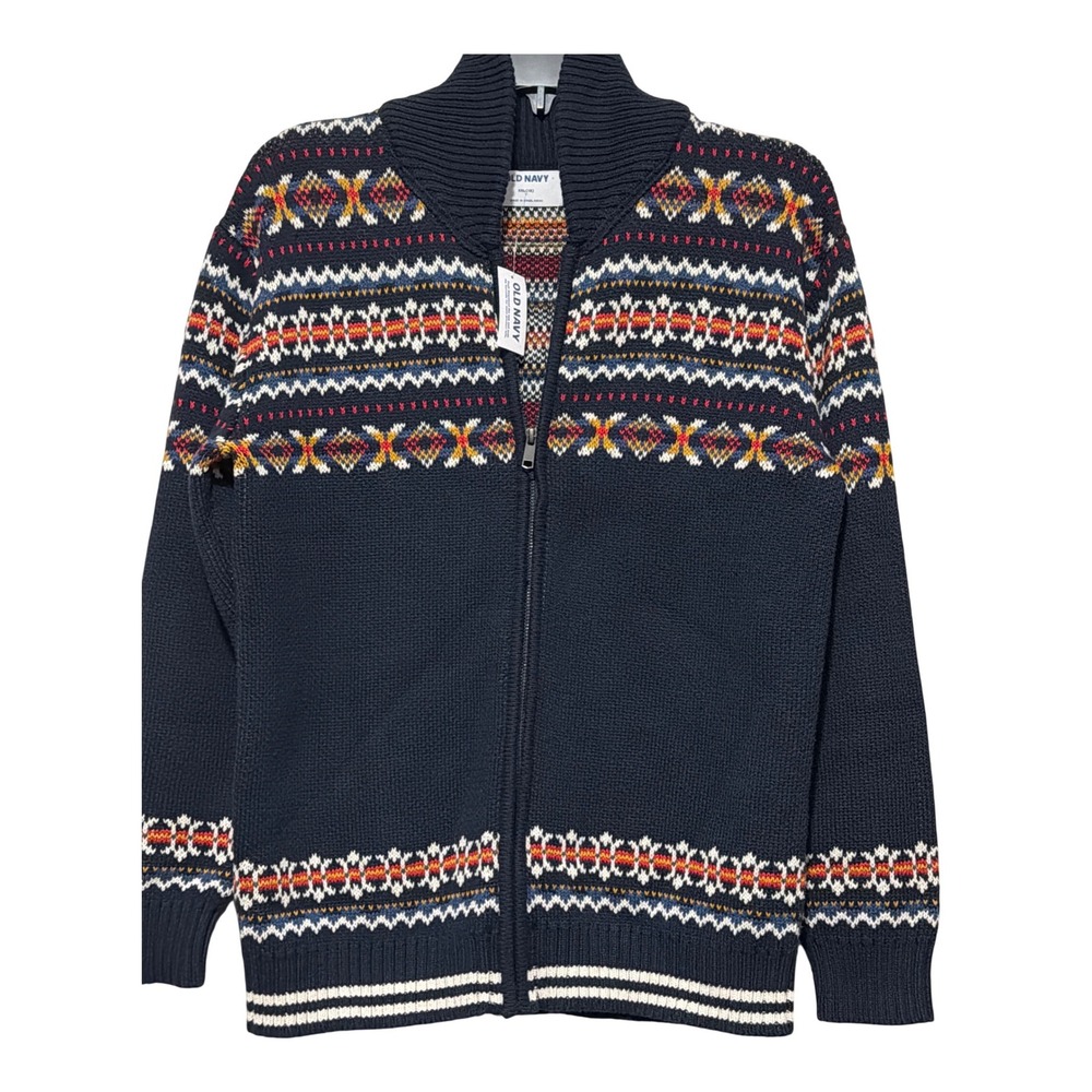 Old Navy Oversized Shawl-Collar Zip Sweater for Boys NWT